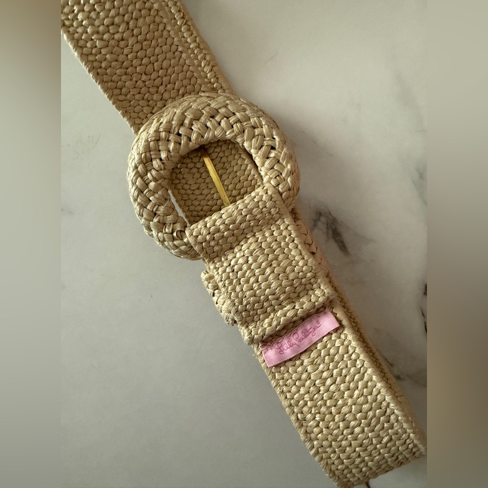 Lilly Pulitzer Rattan belt